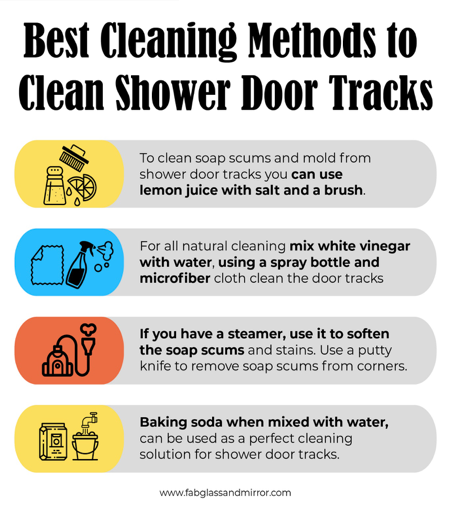 How to Clean Shower Door Tracks? - The Architects Diary