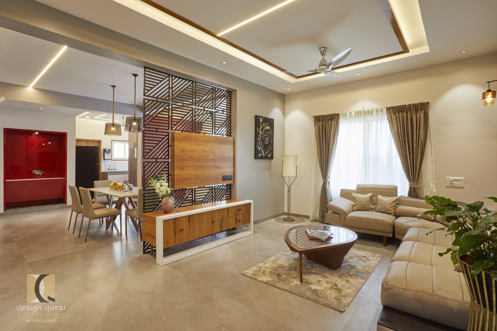 Bungalow Interior With Simple Material And Colour Palette | Design ...
