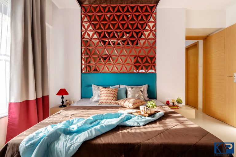 3BHK Apartment Revels A Strong Blend Of Colours And Twists | Kreon ...