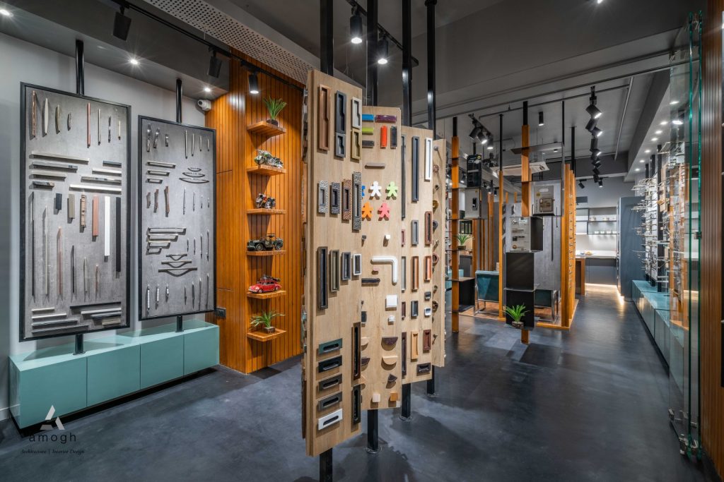 Hardware Store Interior Drew The Concept Of Raw And Contrasted Elements | Amogh Designs - The Architects Diary