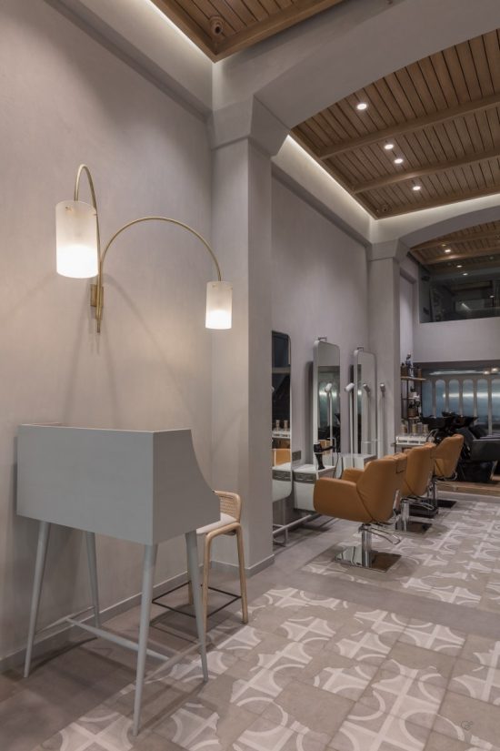 The Spotlight Salon Interiors Designed With Neutral Palette And NatureInspired Shades