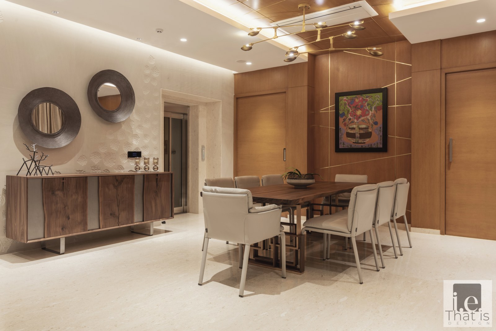 The Equipoise of Earthy and Opulence Villa Interior | I.E- Design - The ...