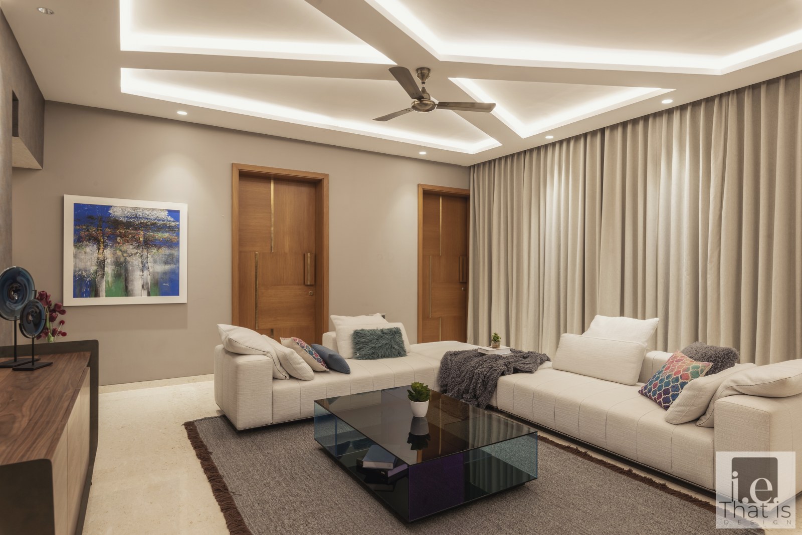 The Equipoise of Earthy and Opulence Villa Interior | I.E- Design - The ...