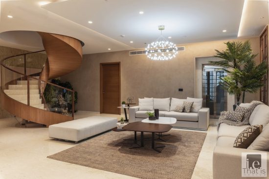 The Equipoise of Earthy and Opulence Villa Interior | I.E- Design - The ...