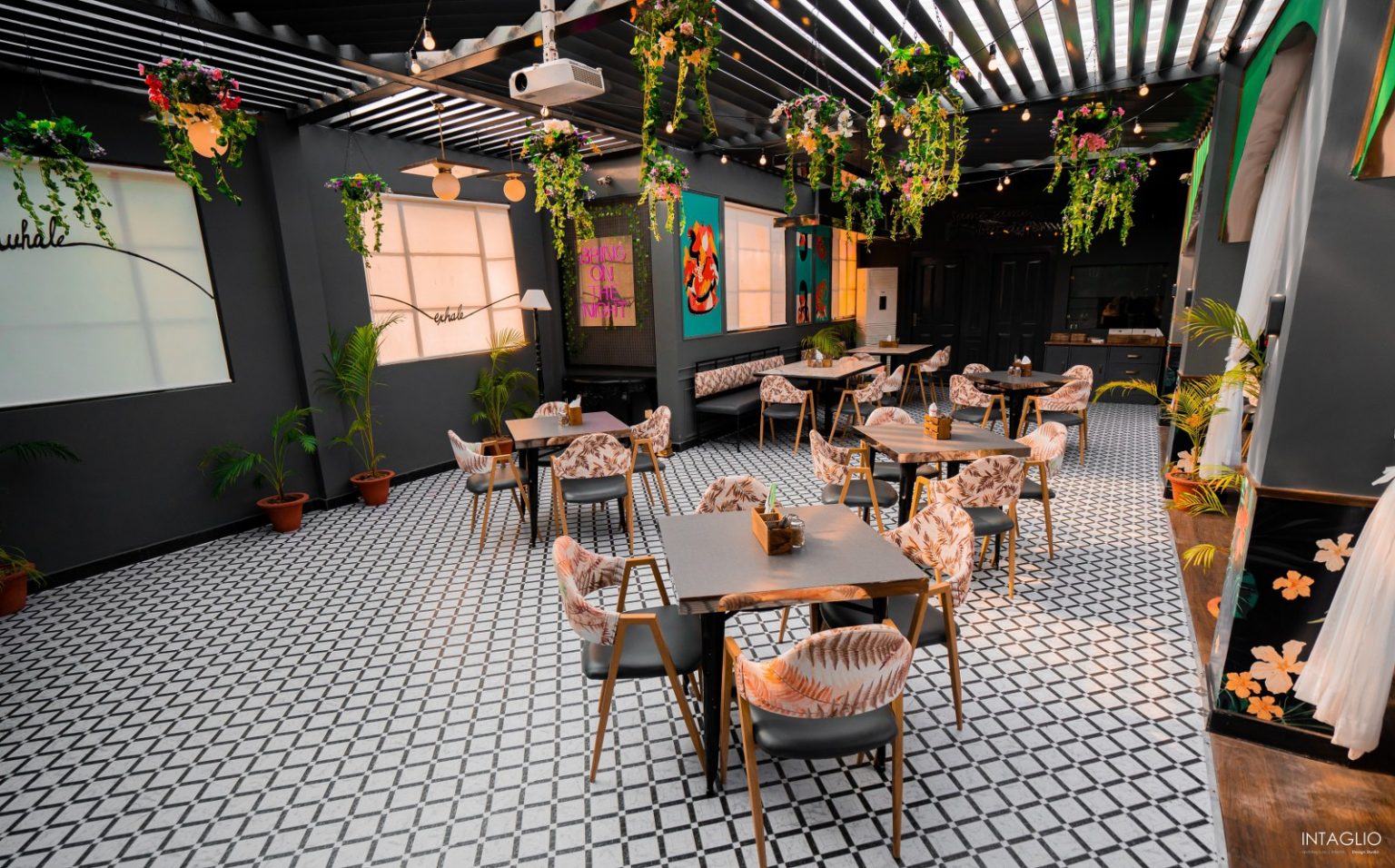 Terrace Restaurant With Fresh And Tropical Vibe | Intaglio Design ...