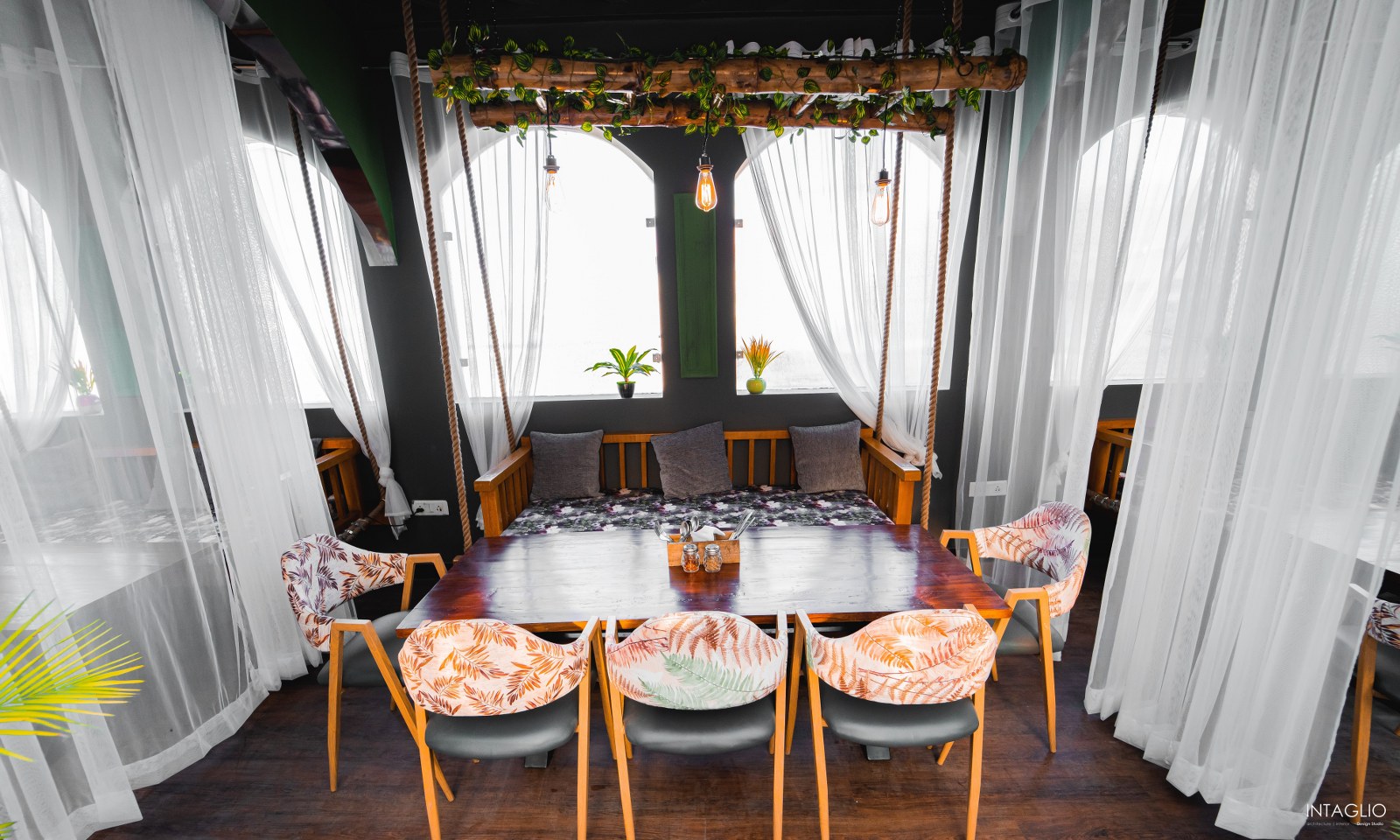 Terrace Restaurant With Fresh And Tropical Vibe | Intaglio Design ...