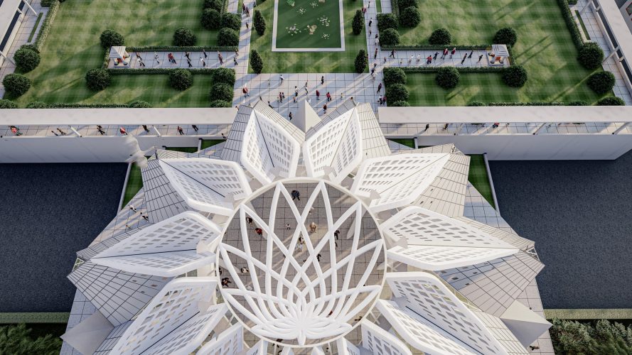 Temple Architecture Designed With Blend Of Parametric And Contemporary ...