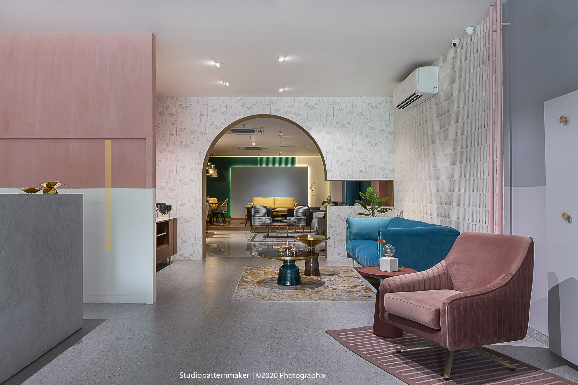 A Bespoke Furniture Store Designed With The principle Of Colour ...