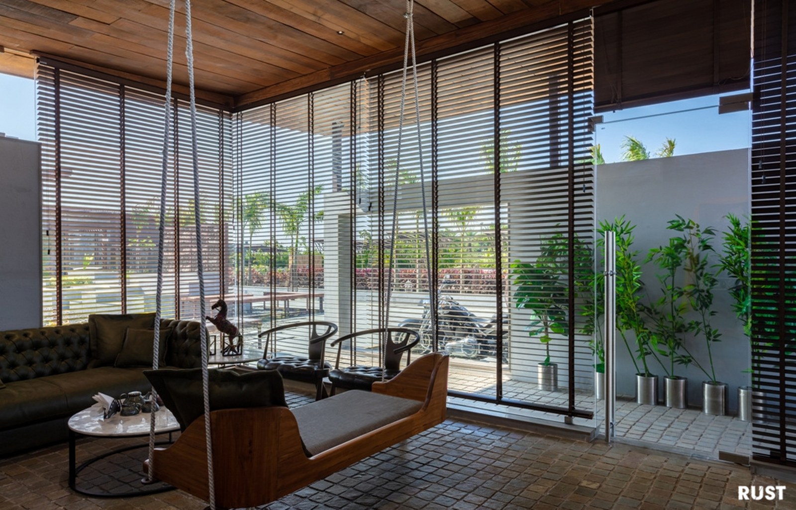 Tea Villa Cafe : Experiencing A Space Amidst Nature | Rust The Design ...