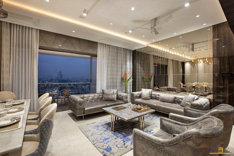 A Luxurious 4BHK Entice With A Sophisticated Twist | Zeel Architects ...