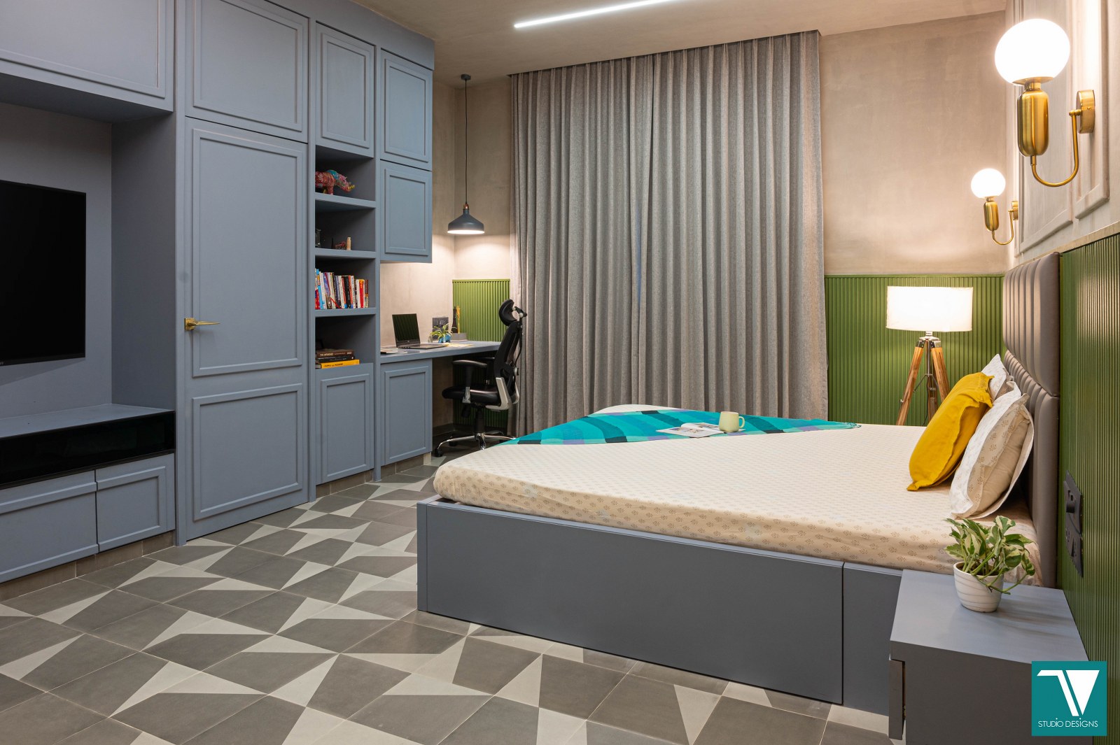 Studio Apartment Embodying French Contemporary Interiors | TV's Studio ...