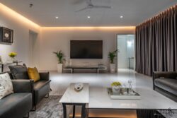 An Achromatic Apartment Interiors Called White Love | Dev & Kaushik ...