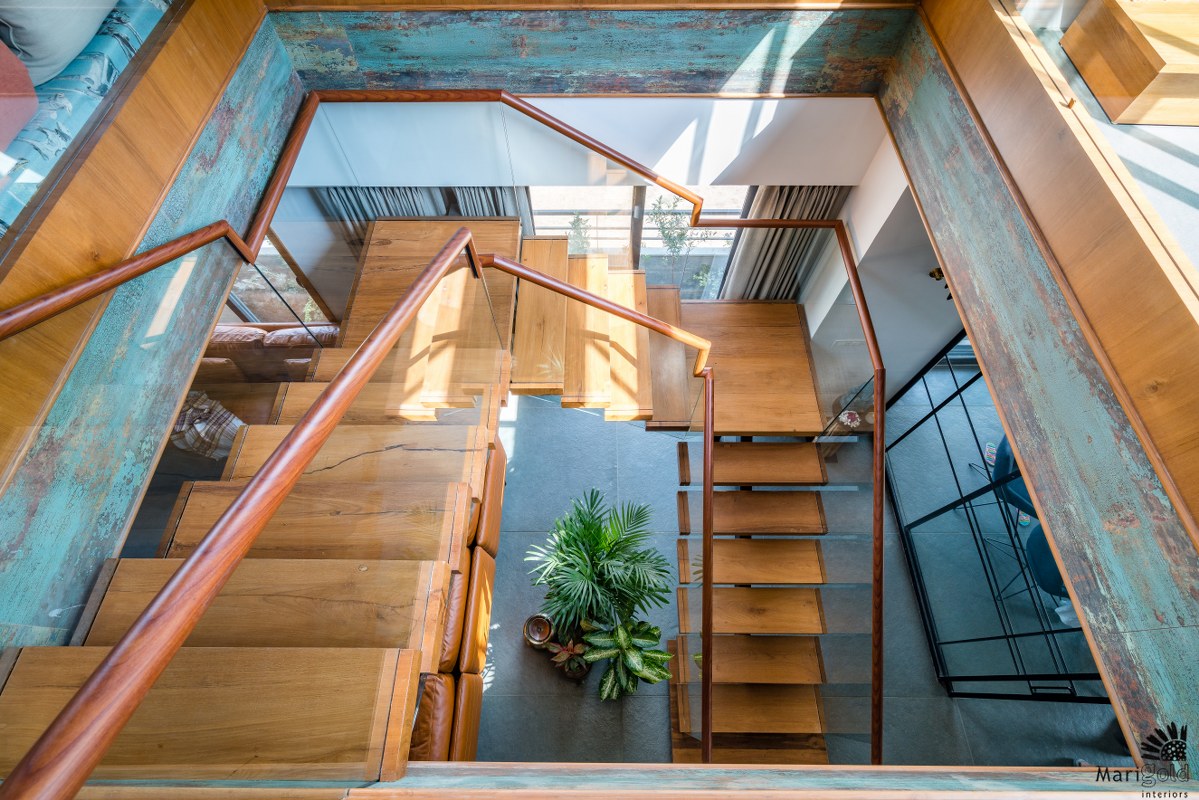 View of Minimal Ornamentation in this Spacious and Serene Penthouse | Marigold ...
