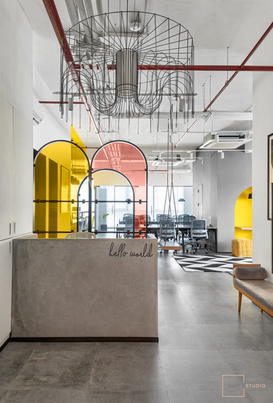 Industrial Interior Theme with Balanced Color Pops : The Expand Loft ...