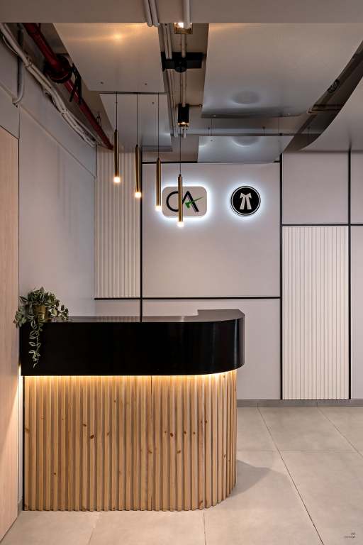 Transitional Office Interior Design : The Corner Office | Dot Concept |  Digital Wissen