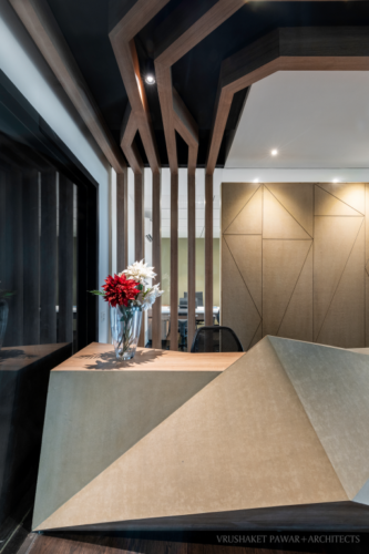 Atypical Take on Origami Inspired Office Interior Design | Vrushaket ...