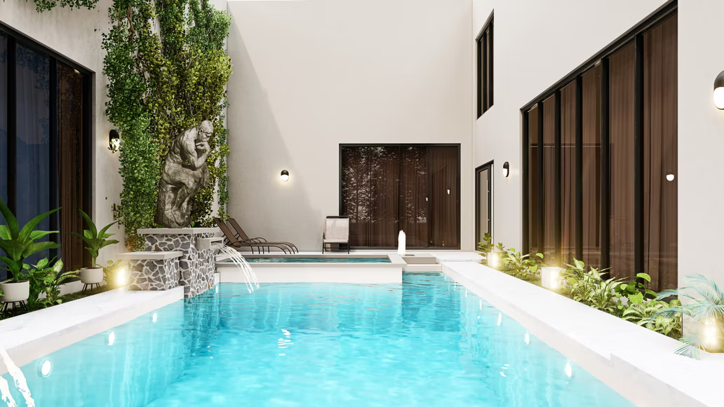 Design ideas for outdoor areas by the pool - The Architects Diary