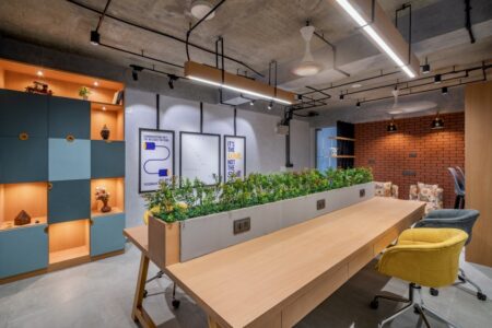 A workplace that reveals an Unconventional Finesse with Industrial ...