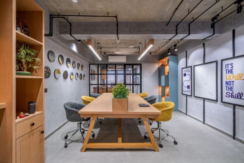 A workplace that reveals an Unconventional Finesse with Industrial ...