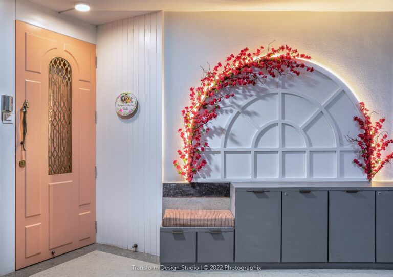 Image showcasing The Colorful Vaastu Compliant Home | Transform Designstudio - The ...
