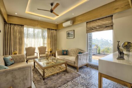 This Home in Haryana Exhibits Rustic Elegance with a blend of Eclectic ...