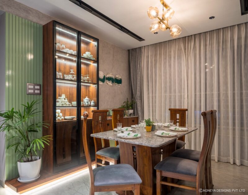 Stripes Of Serendipity In This Classic Home | Agneya Designs Pvt. Ltd ...