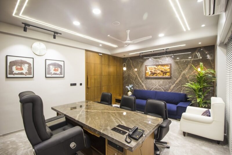 Luxurious Interior Camouflaged With Earthen Elements | Bhavin Amrutiya ...