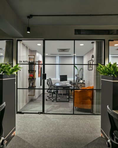 Focusing More On Natural Lights Thus Enhancing The Office Interiors 