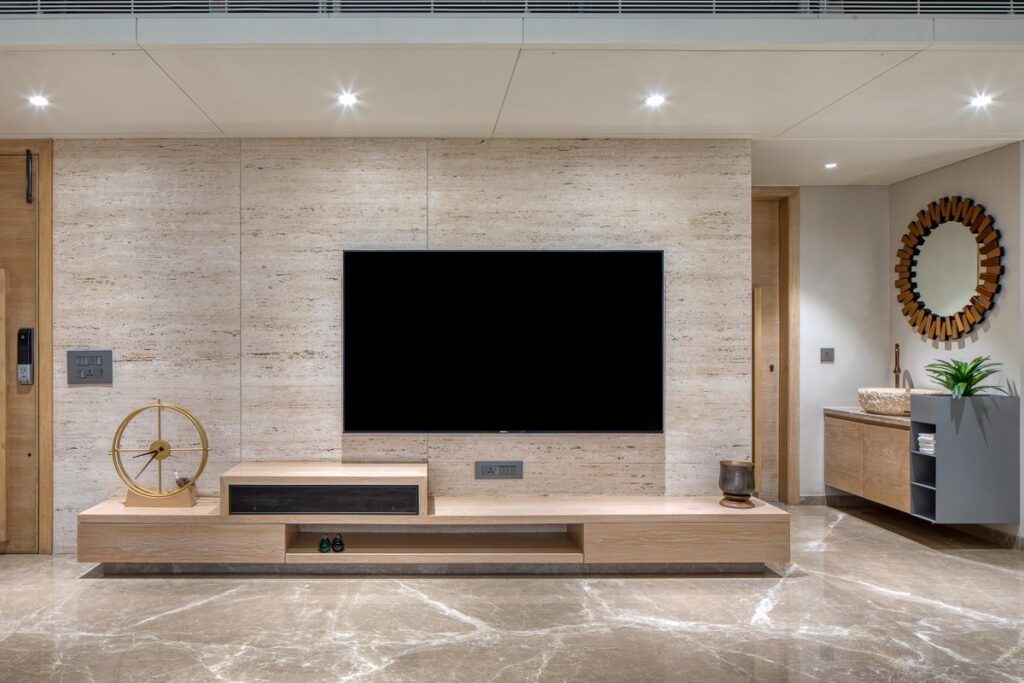 Travertine Tv Wall