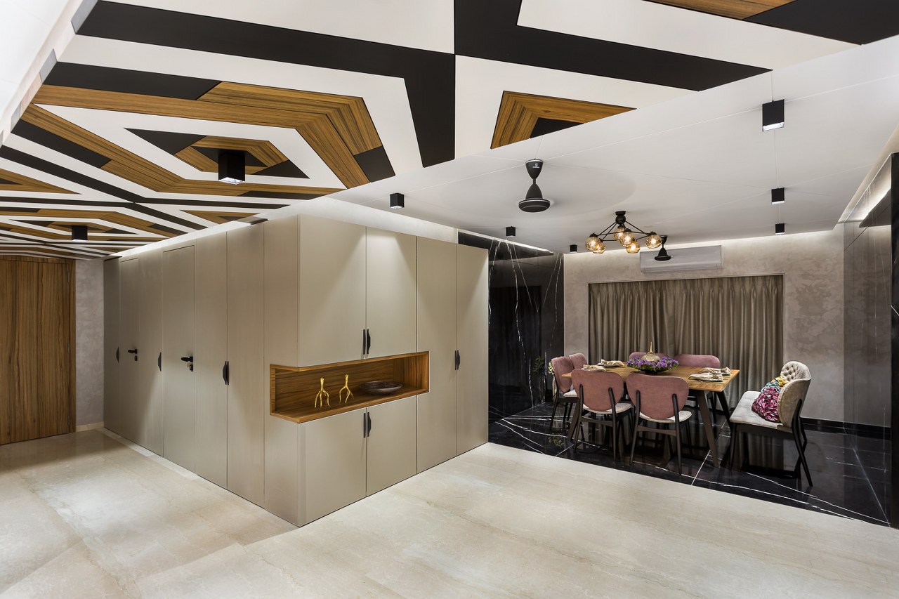 Residential Interior With A Splash Of Classic Colour Palette And Décor ...