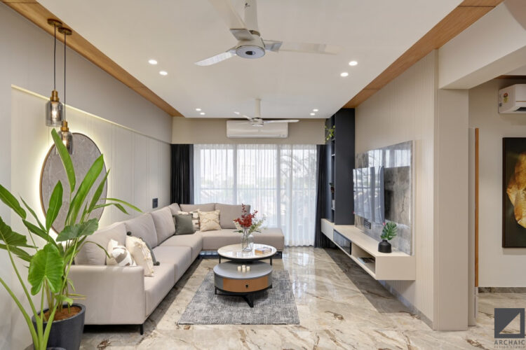 3BHK Apartment Conceptualized As An Amalgamation Of Opulence And ...