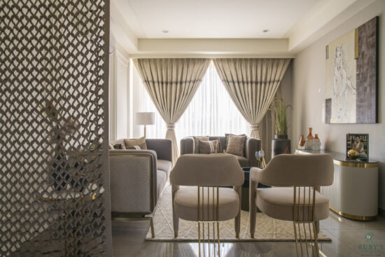 A Composition Of Modern Luxury Furniture With Distinct Shapes And Lines ...