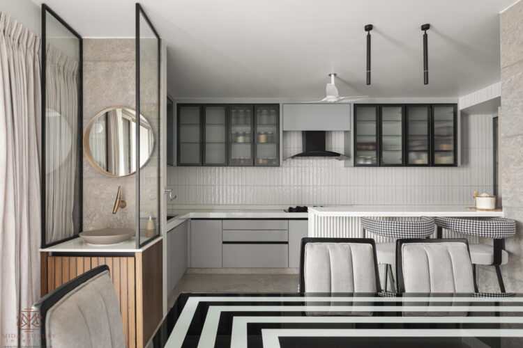 Penthouse Interior Designed With Pleasant Colors And Rich Materials ...