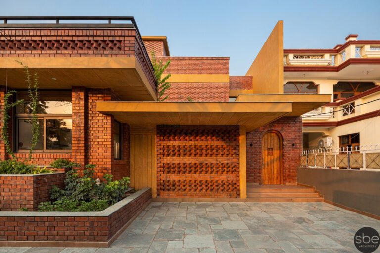This Brick Abode Has Been Inspired By The Clients’ Longing For An