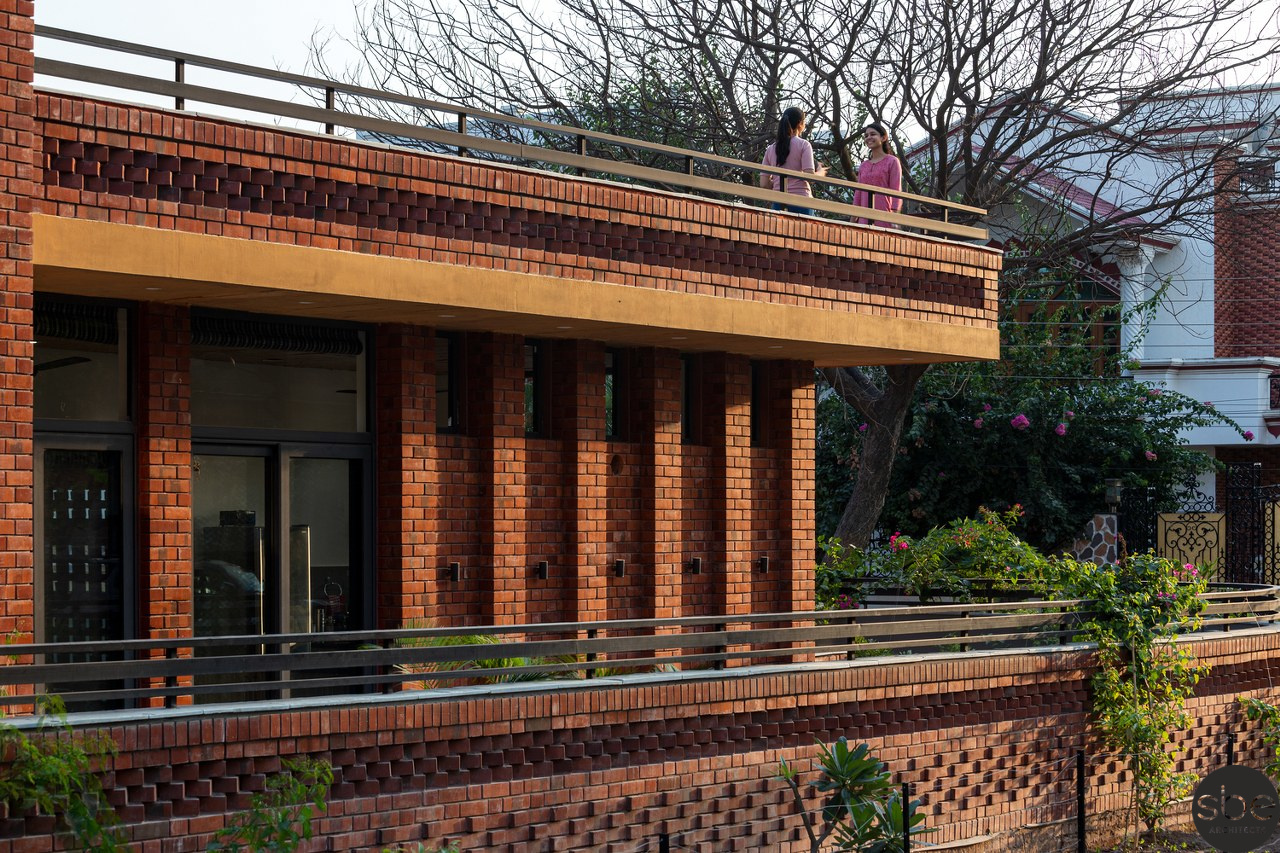 This Brick Abode Has Been Inspired By The Clients’ Longing For An