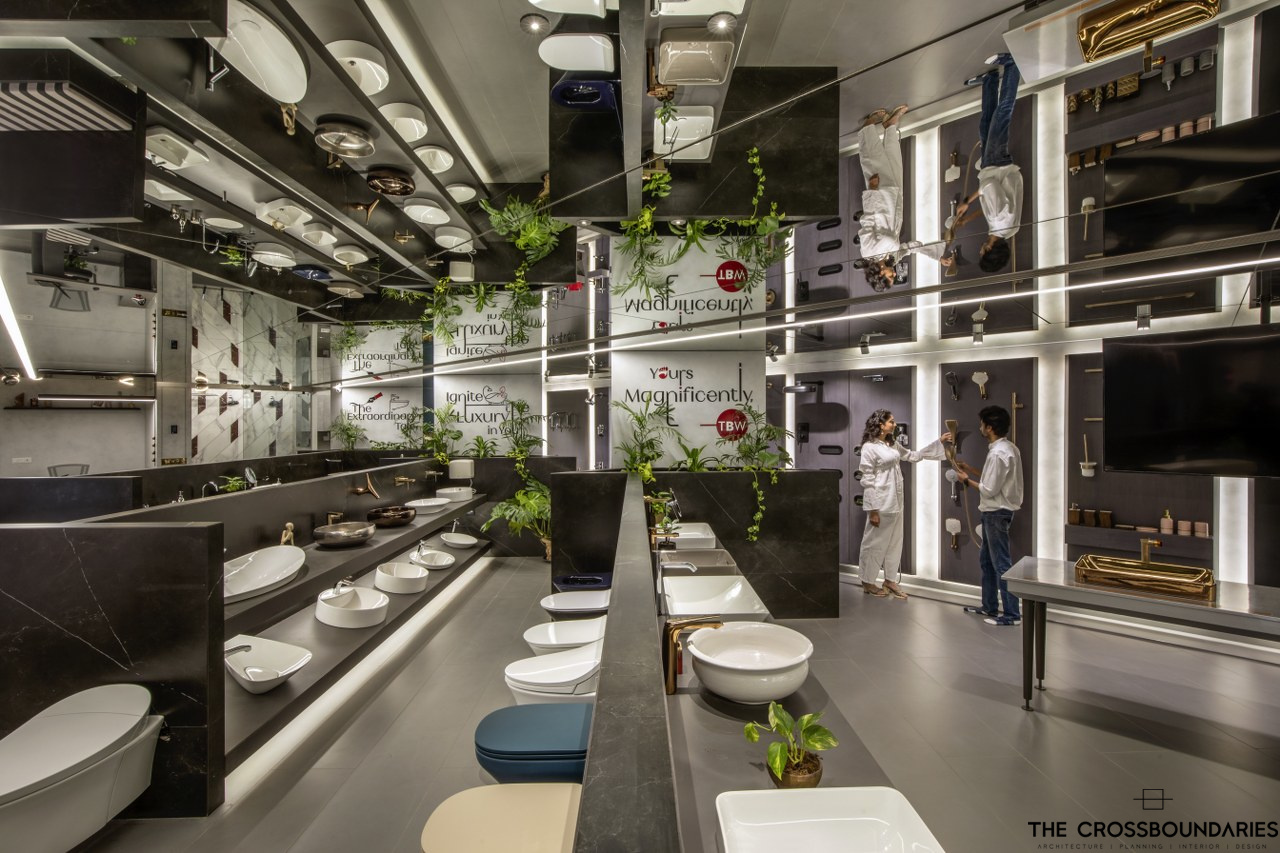 The Bath World Showroom Vadodara, A Luxury Bathroom Fixtures Store THE CROSSBOUNDARIES The
