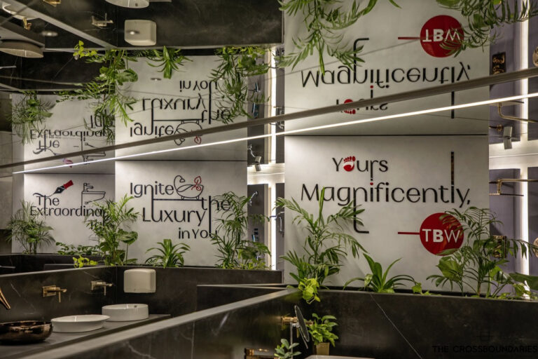 The Bath World Showroom Vadodara, A Luxury Bathroom Fixtures Store THE CROSSBOUNDARIES The