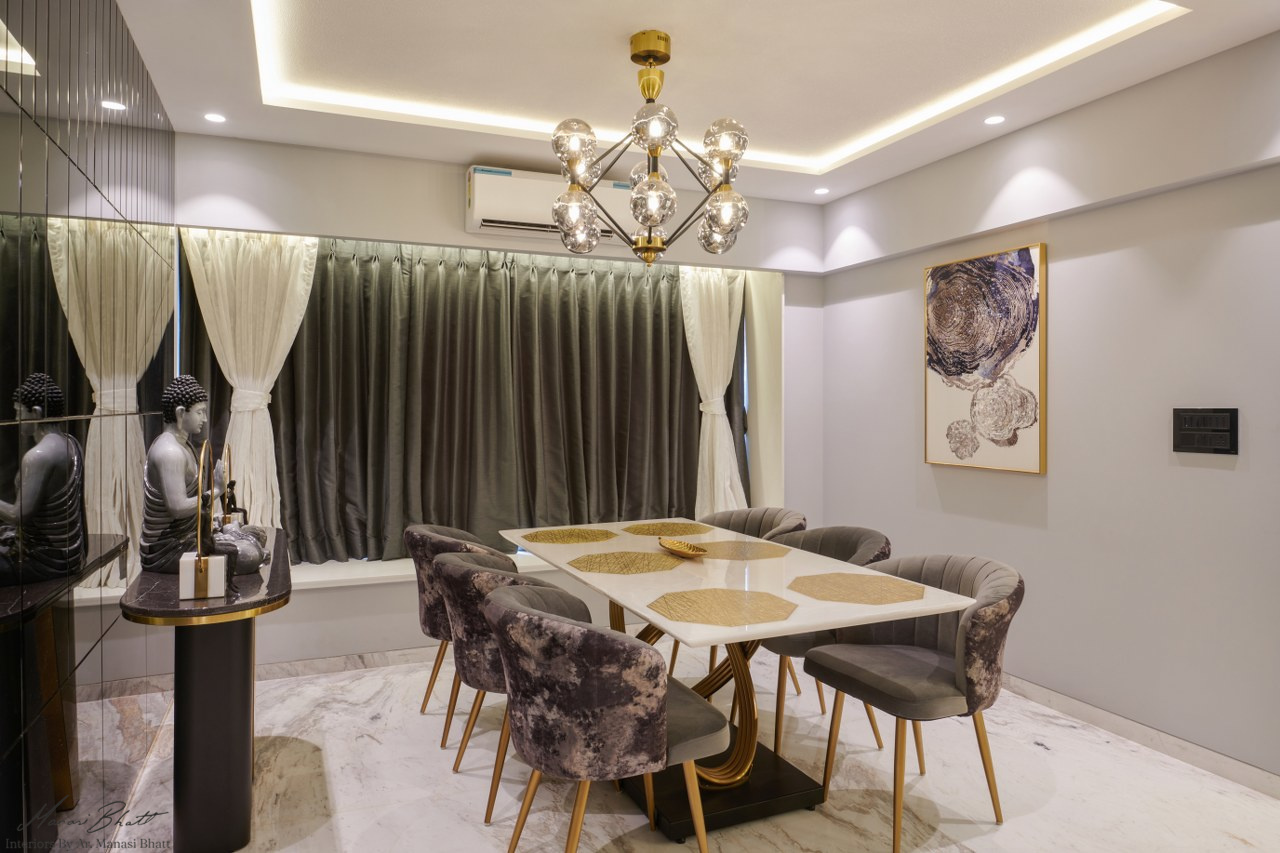 A Luxury Home Design In Powai That Reflects The Client's Plush Taste ...