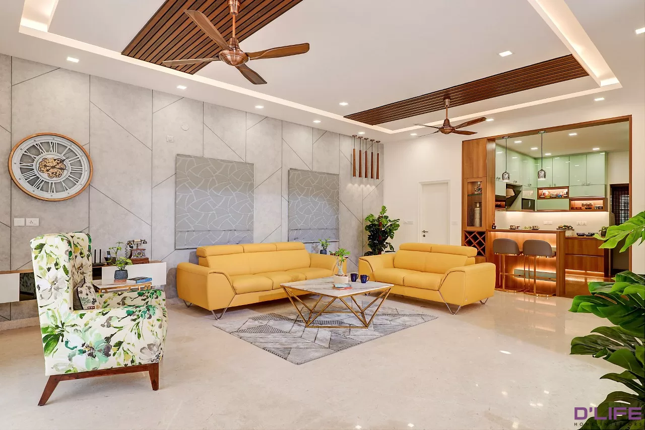 Apartment Interior Design Bangalore 4BHK | homify | Modern tv unit designs,  Tv room design, Living room design modern