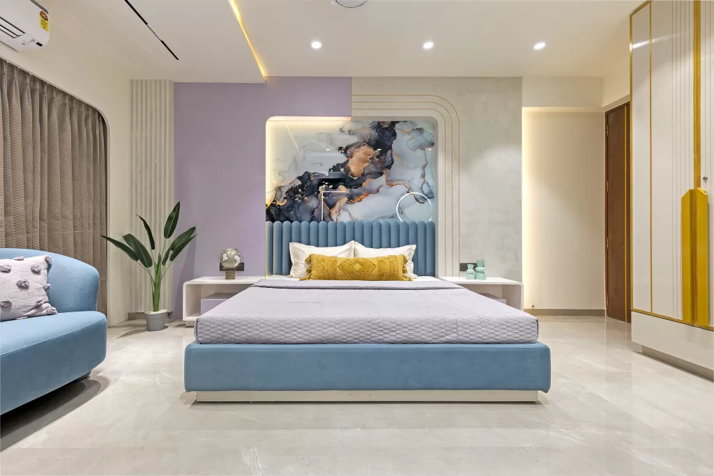 Bedroom design by Montdor Interior pvt ltd