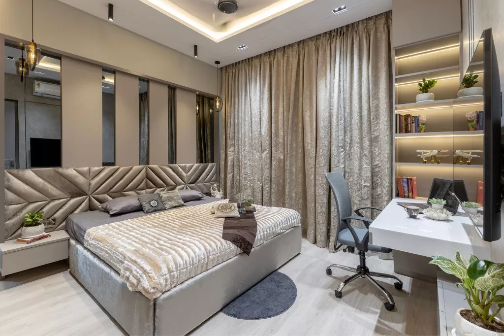 bedroom interior by conceptual design studio