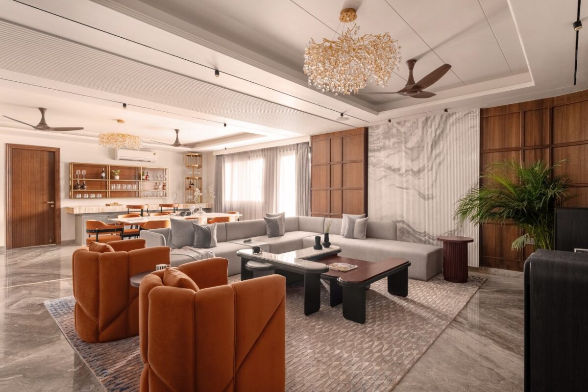 The Concept Of Modern Classic Interior Design Was Used In This ...