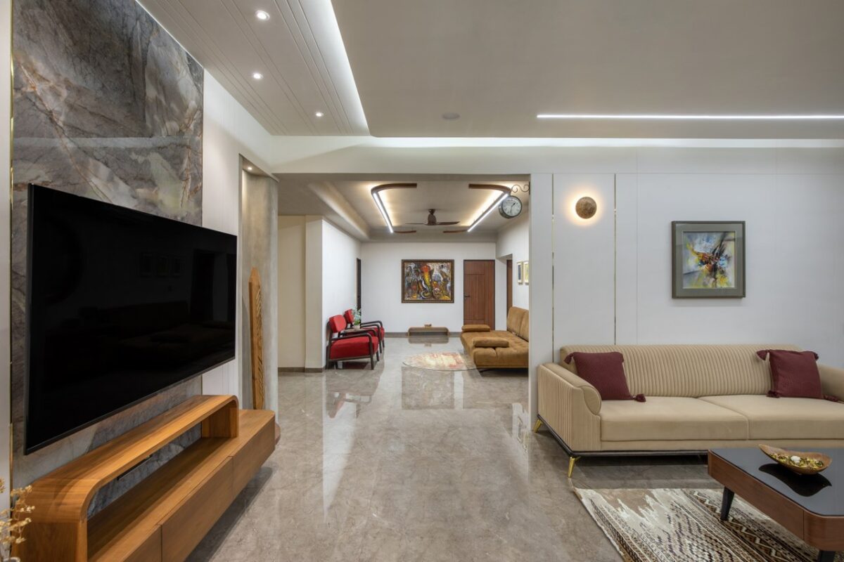 The 4 BHK Flat in Baroda Stands as a Minimalist Allure | ID Creators ...