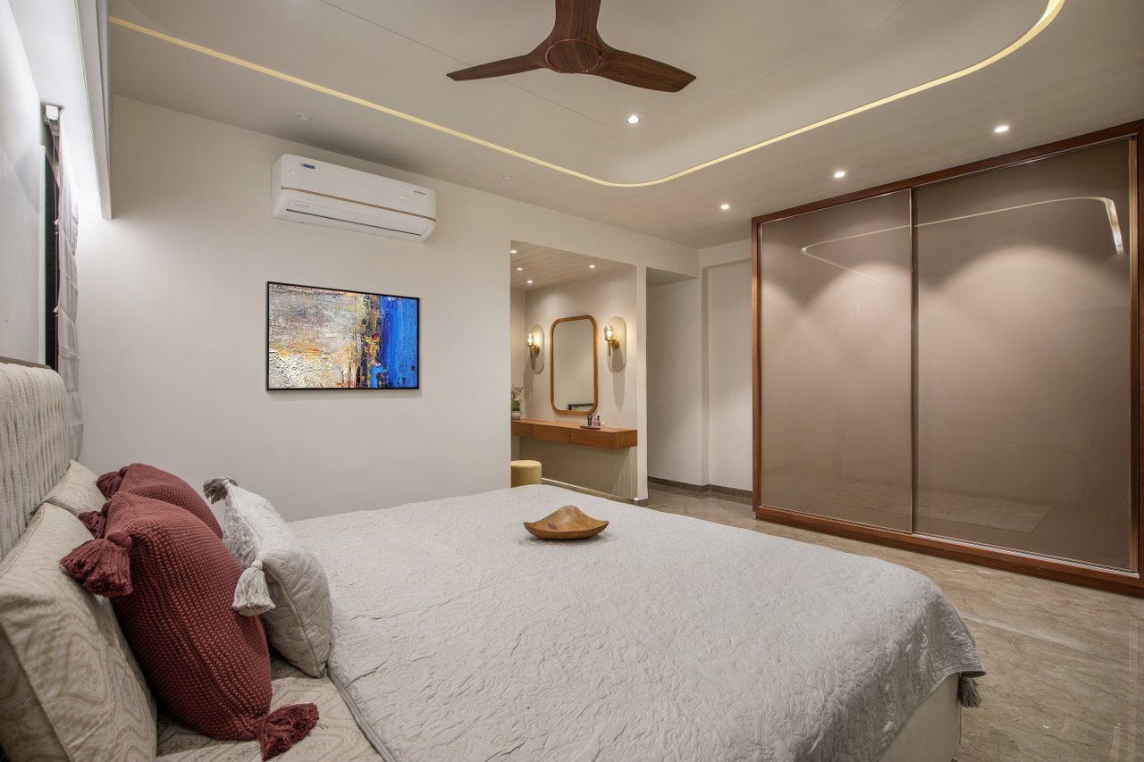 The 4 BHK Flat in Baroda Stands as a Minimalist Allure | ID Creators ...