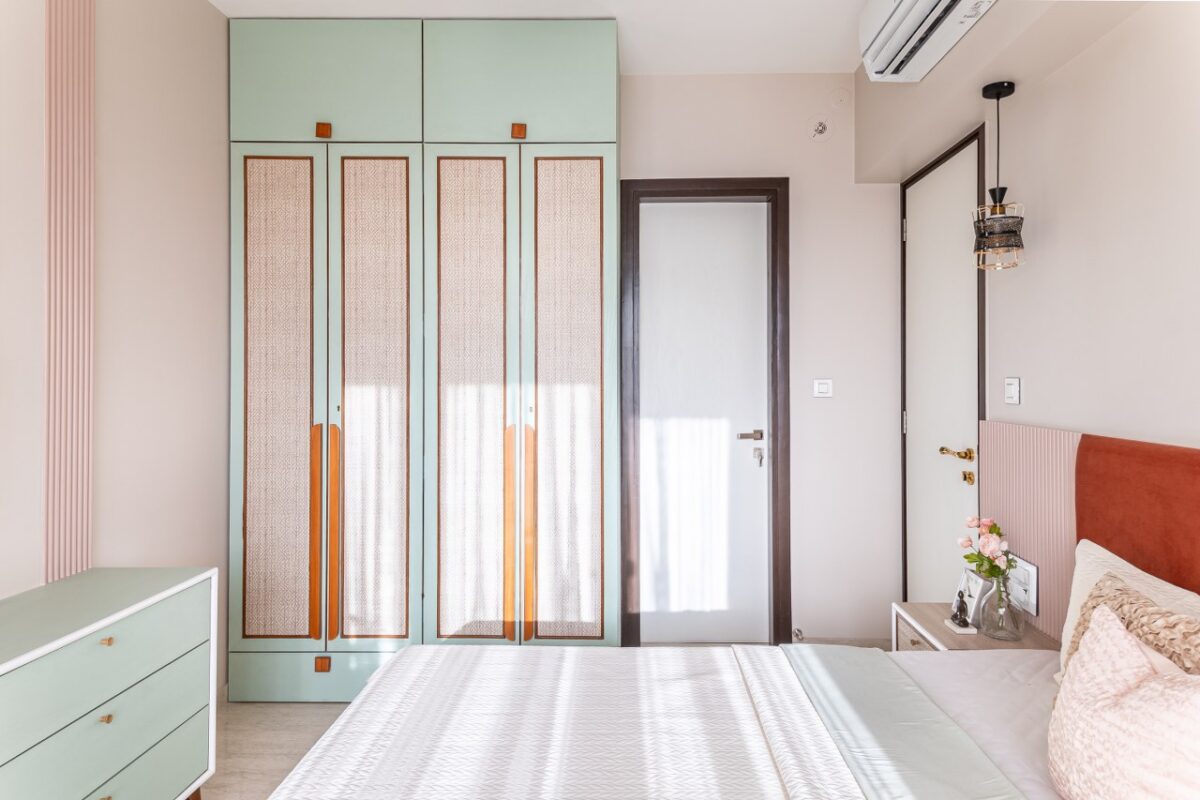 A Curated Interiors With A Pop of Color Sets A Cheerful Tone ...