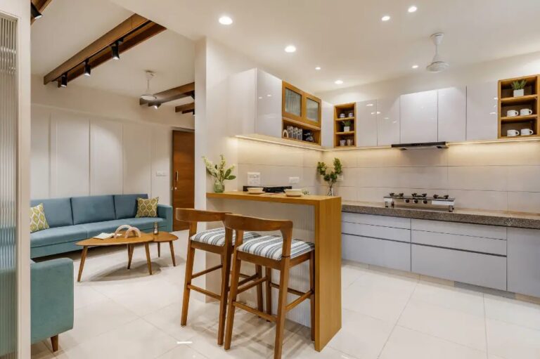 20 Breakfast Counter Designs: Amazing Indian Kitchen Choices