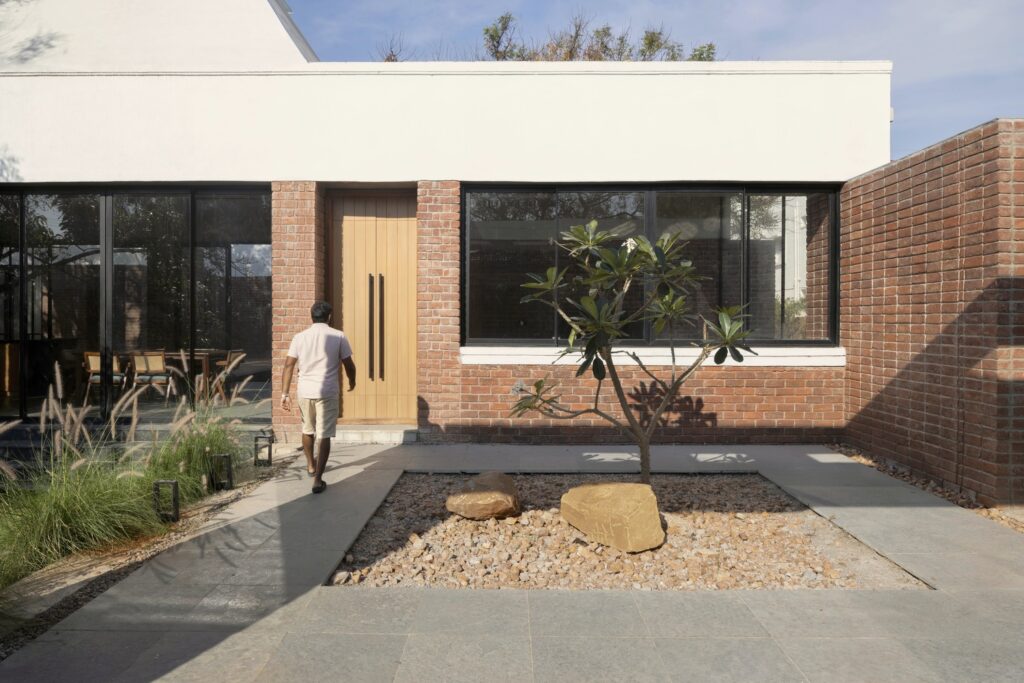 gray roof house