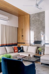 A Modern Contemporary Interior in Gandhinagar | Malvi Gajjar Architect ...