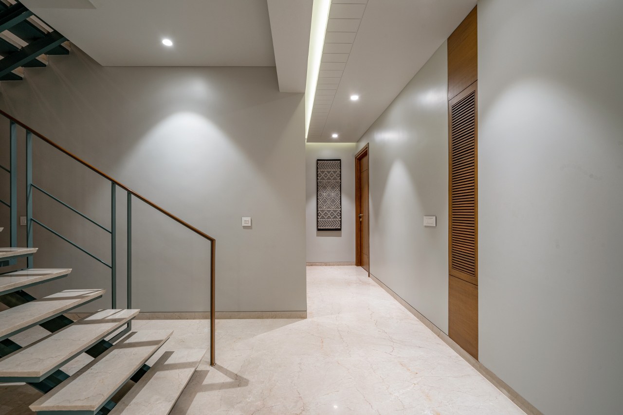 Illustration of Minimalist Penthouse Apartment Layout