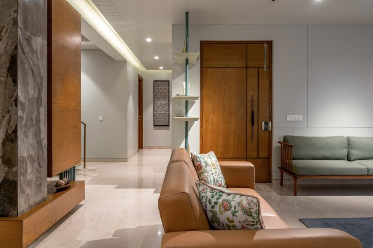 This 4BHK Penthouse Apartment Design Has A Minimalist Uncluttered Space ... - Simplicity Penthouse Apartment Design